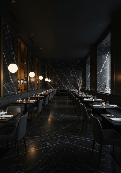 AlargaGrup Lüks Restoran İç Mekan Tasarımı